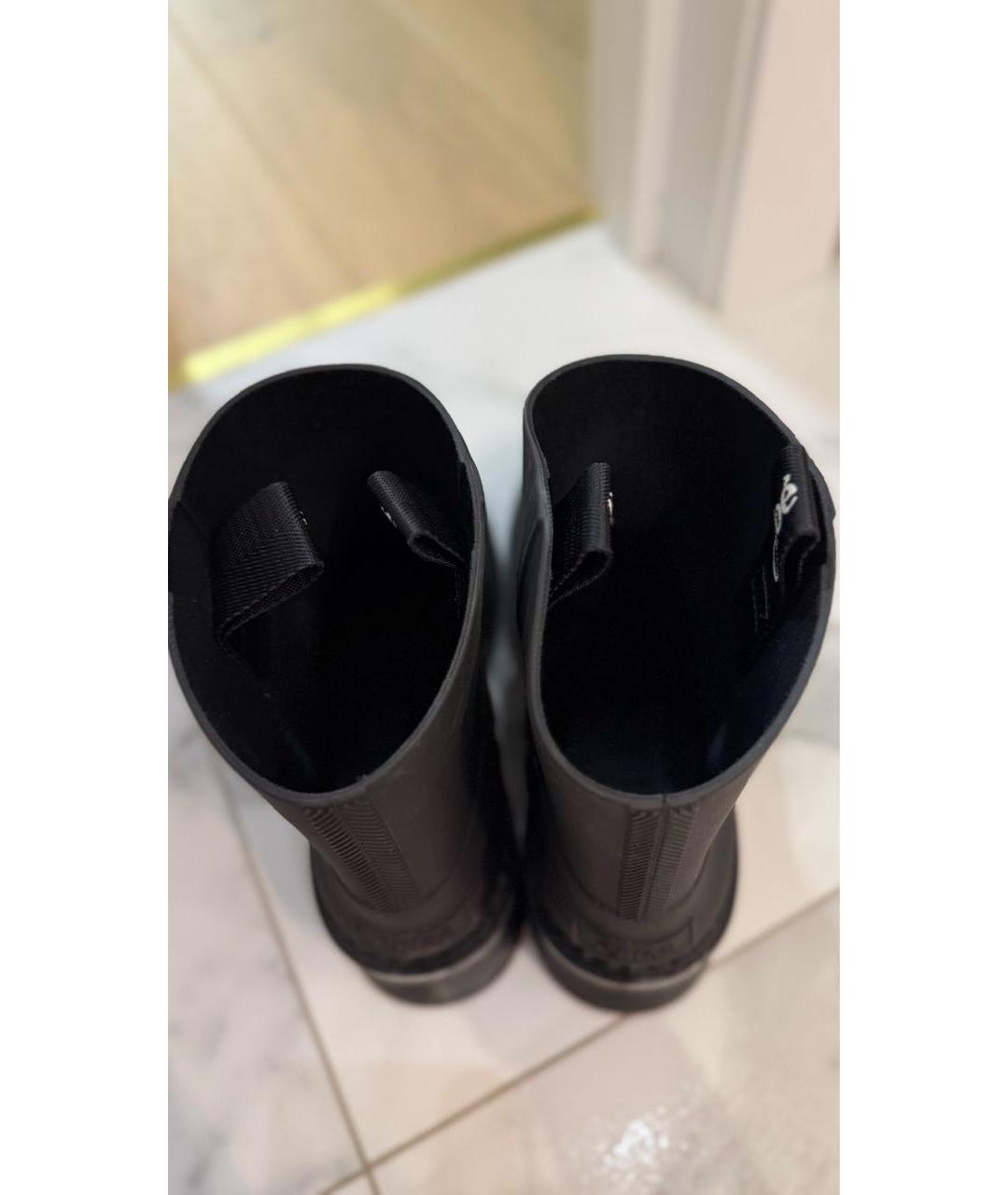 CHLOE Черные резиновые полусапоги, фото 5