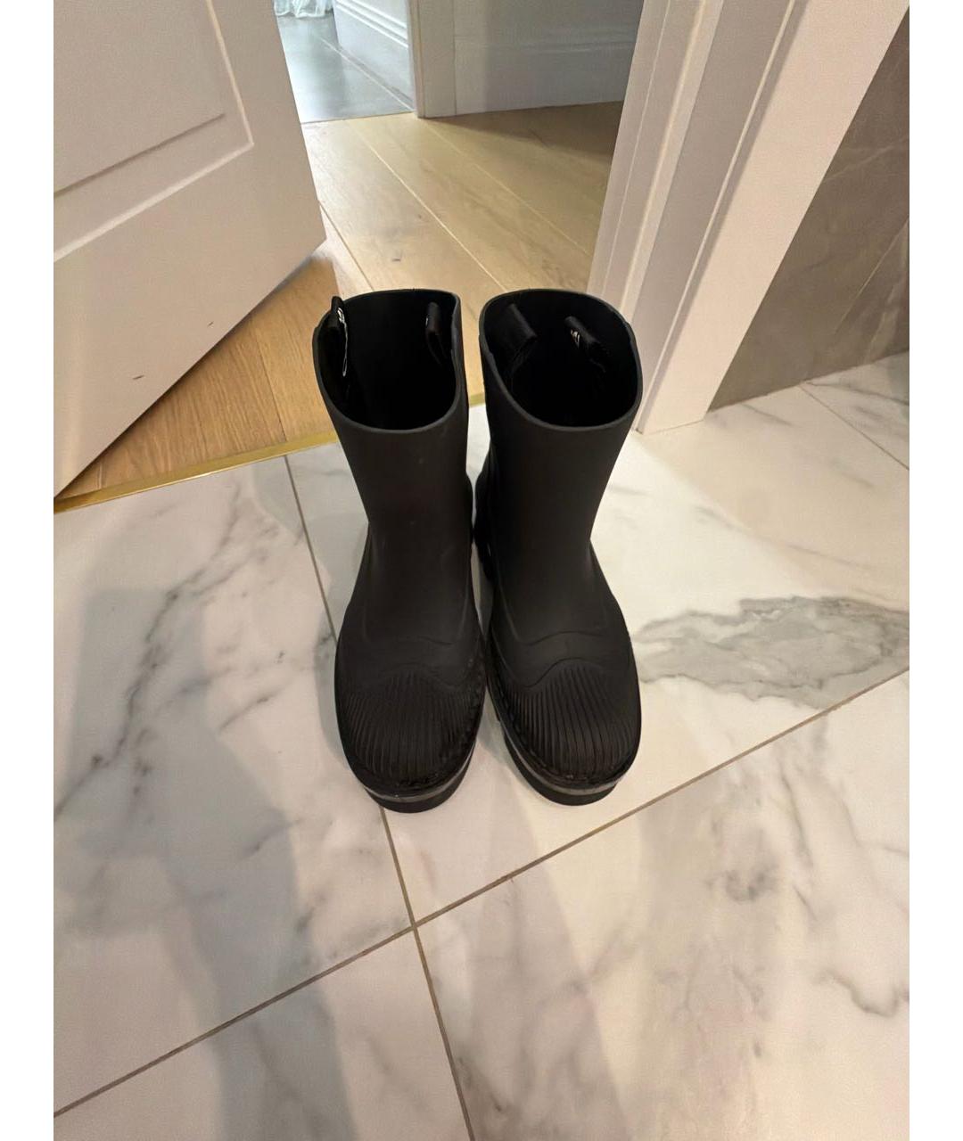 CHLOE Черные резиновые полусапоги, фото 2