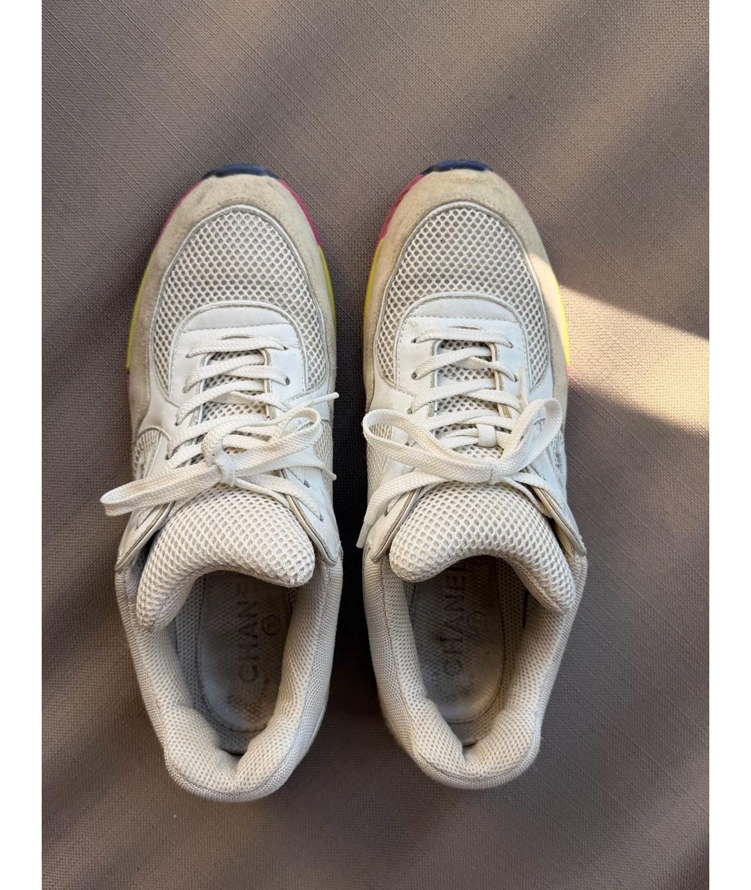 CHANEL Бежевые кроссовки, фото 2