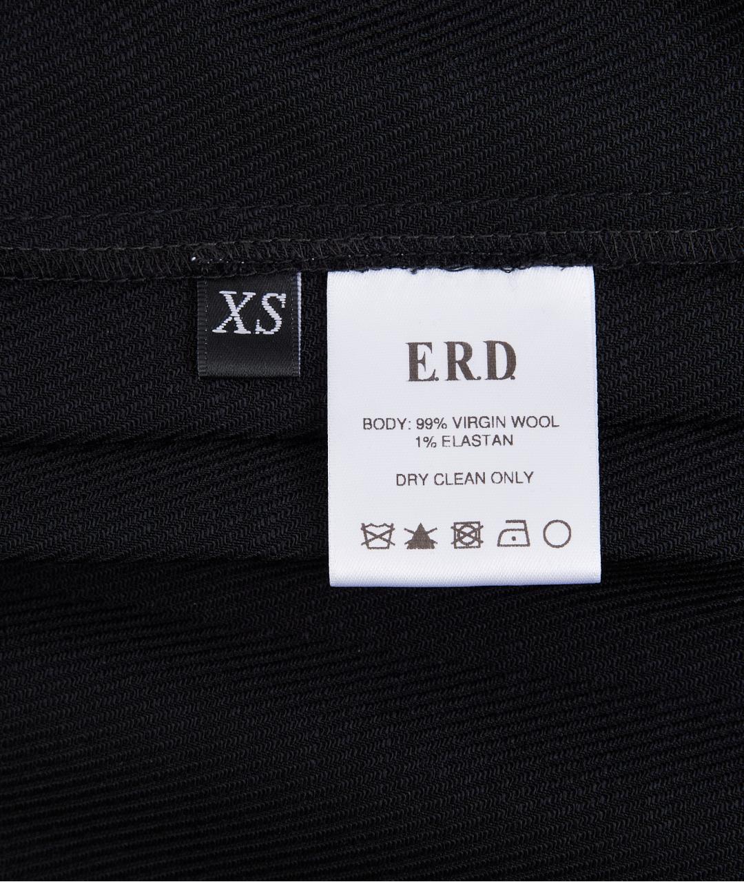 Enfants Riches Déprimés Черная шерстяная юбка мини, фото 3