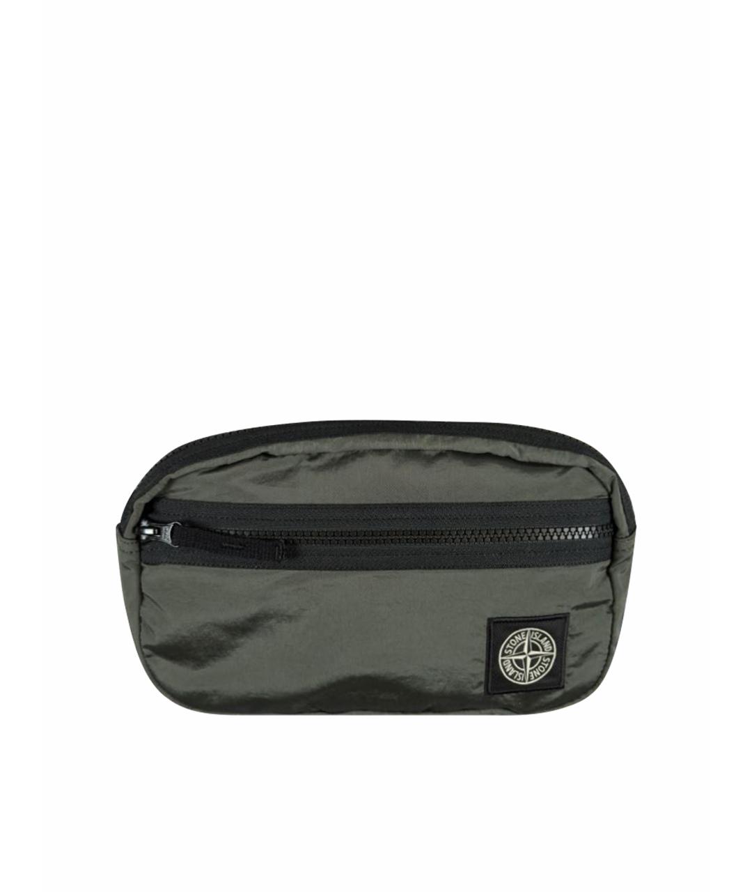 STONE ISLAND Зеленая барсетка, фото 1