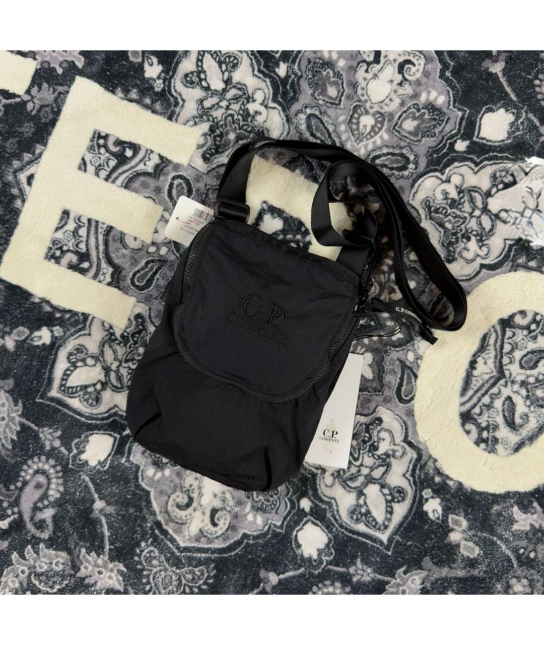 CP COMPANY Черная барсетка, фото 2