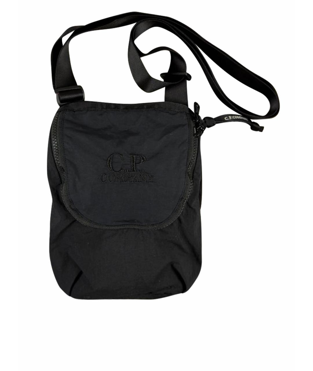 CP COMPANY Черная барсетка, фото 1