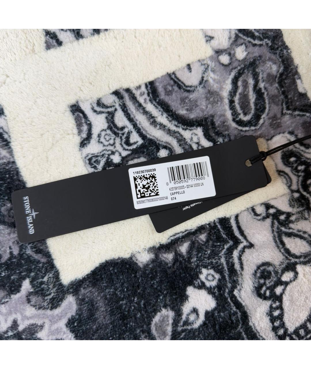 STONE ISLAND Белая кепка/бейсболка, фото 3