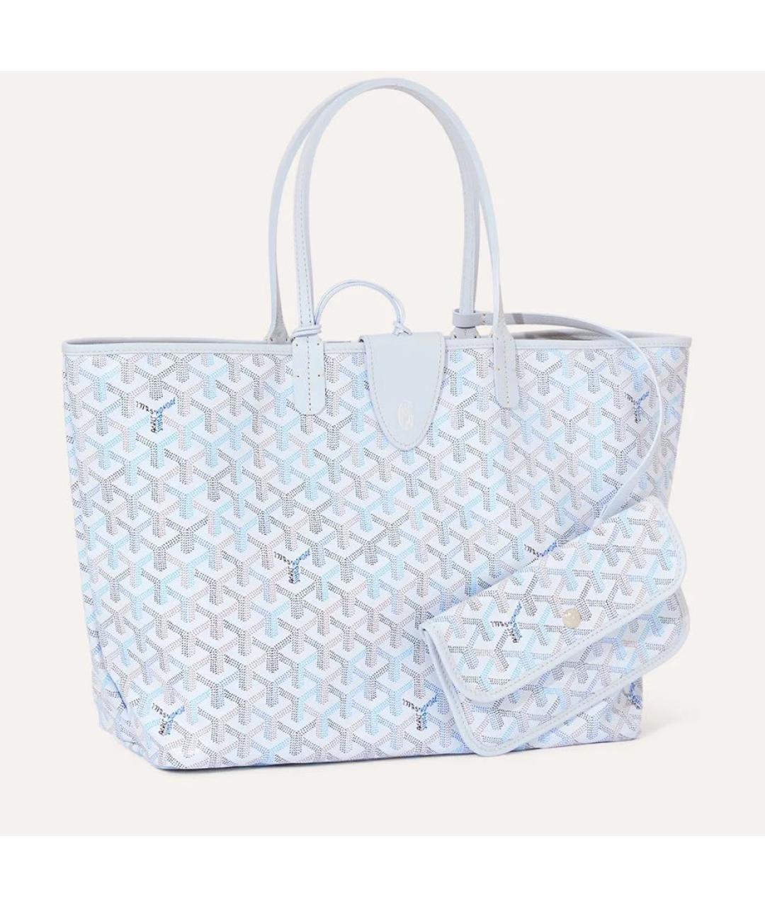 GOYARD Бирюзовая сумка тоут, фото 4