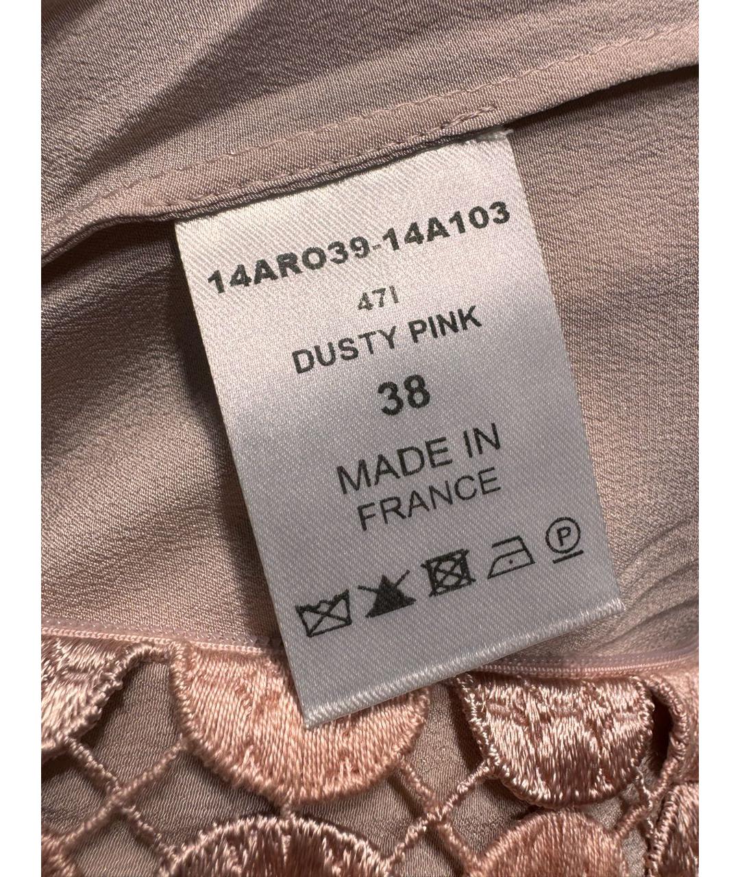 CHLOE Бежевое хлопковое коктейльное платье, фото 6