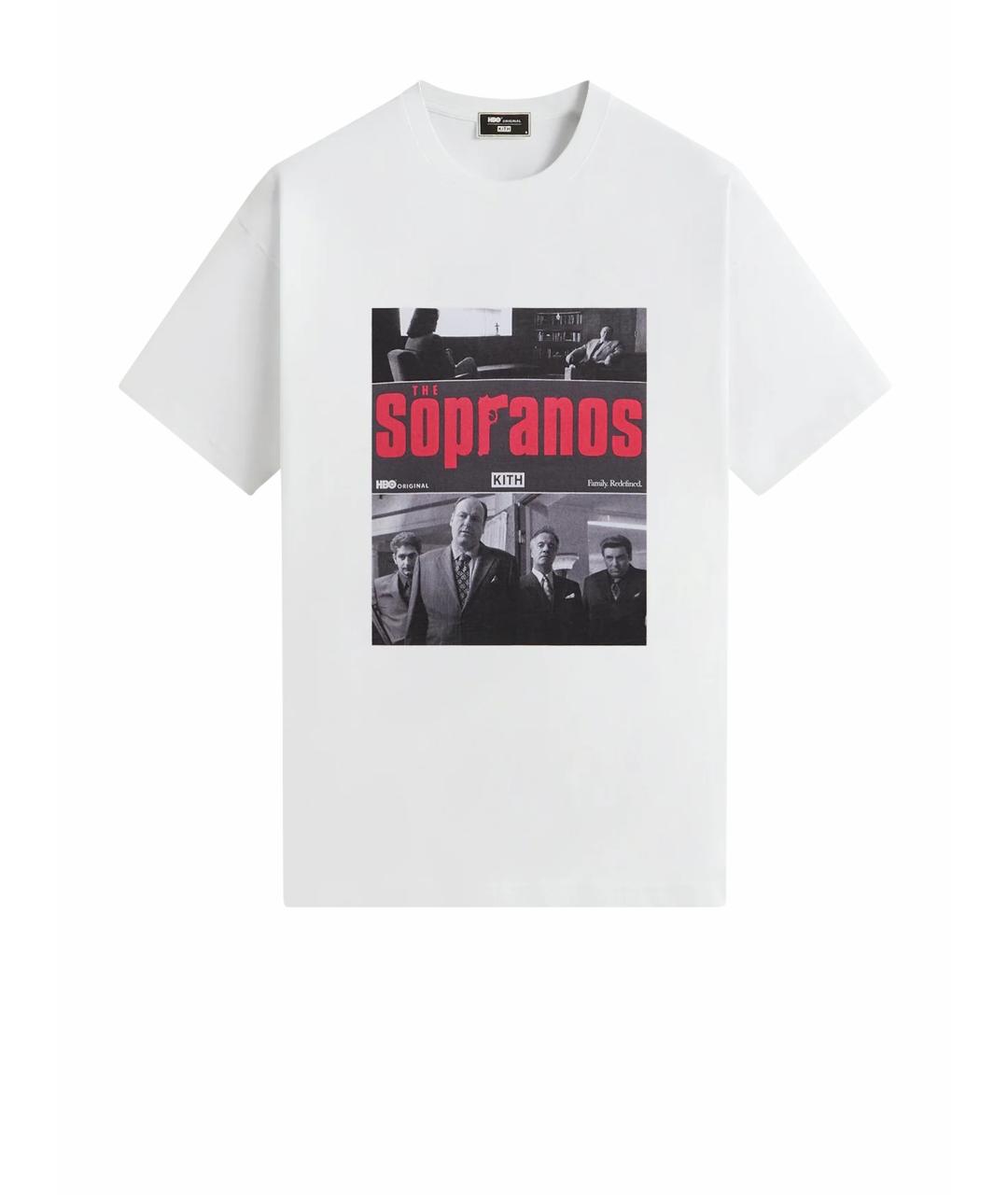 KITH Белая хлопковая футболка, фото 1