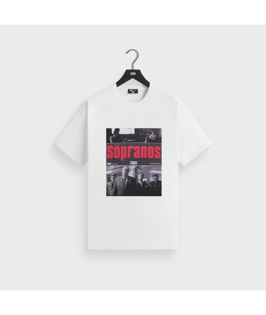 KITH Белая хлопковая футболка, фото 10