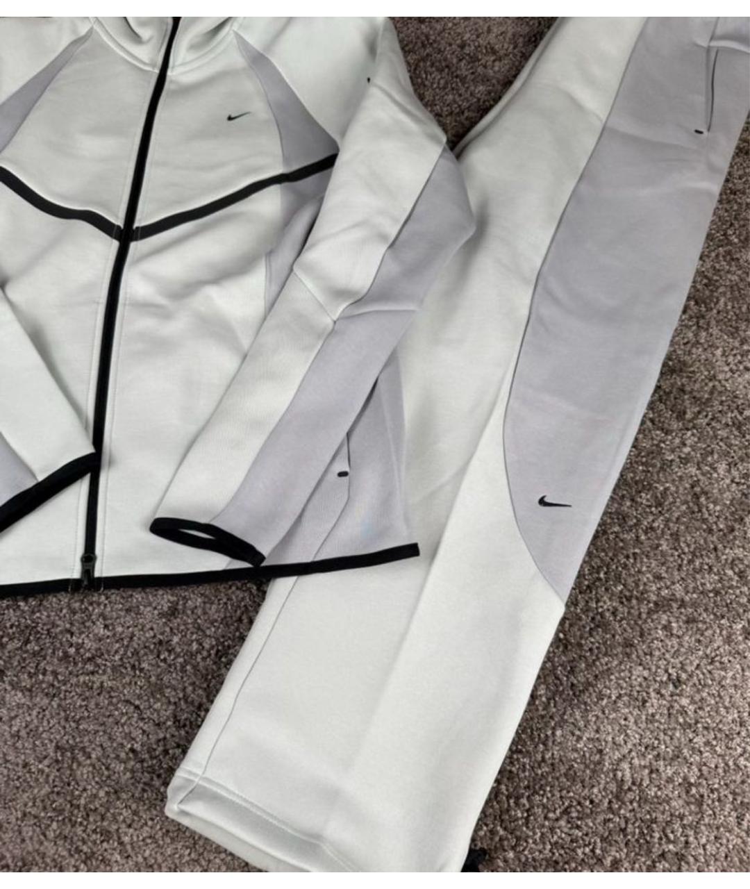 NIKE Серый хлопковый спортивный костюм, фото 4