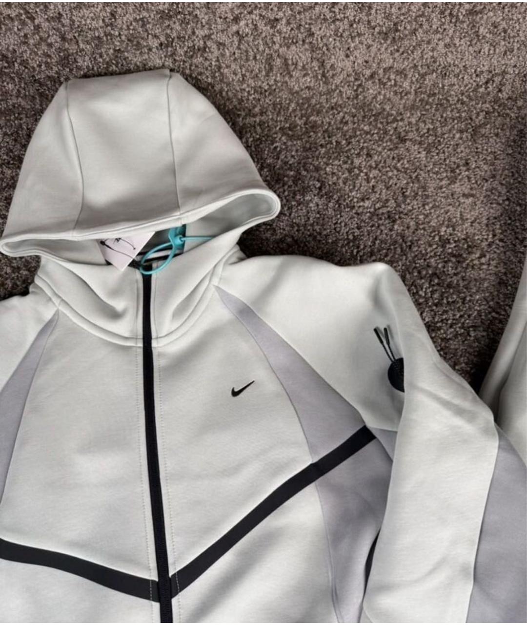 NIKE Серый хлопковый спортивный костюм, фото 2