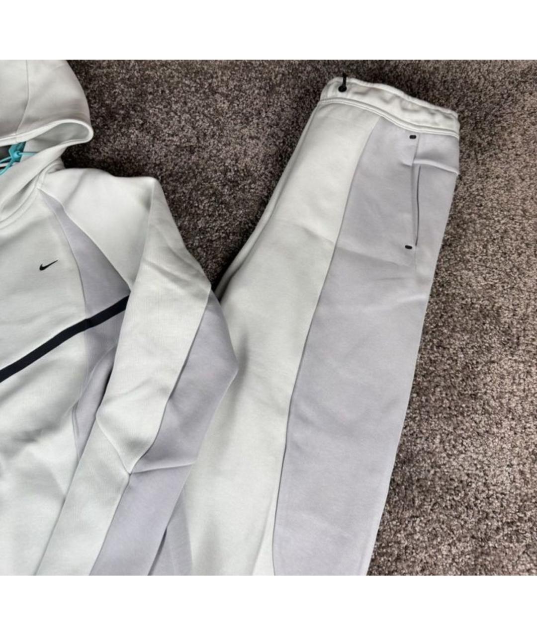 NIKE Серый хлопковый спортивный костюм, фото 3