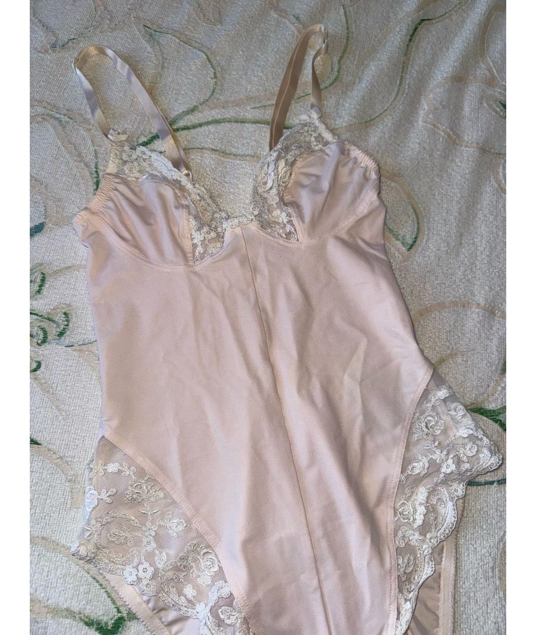 LA PERLA Розовый кружевной корсет, фото 2