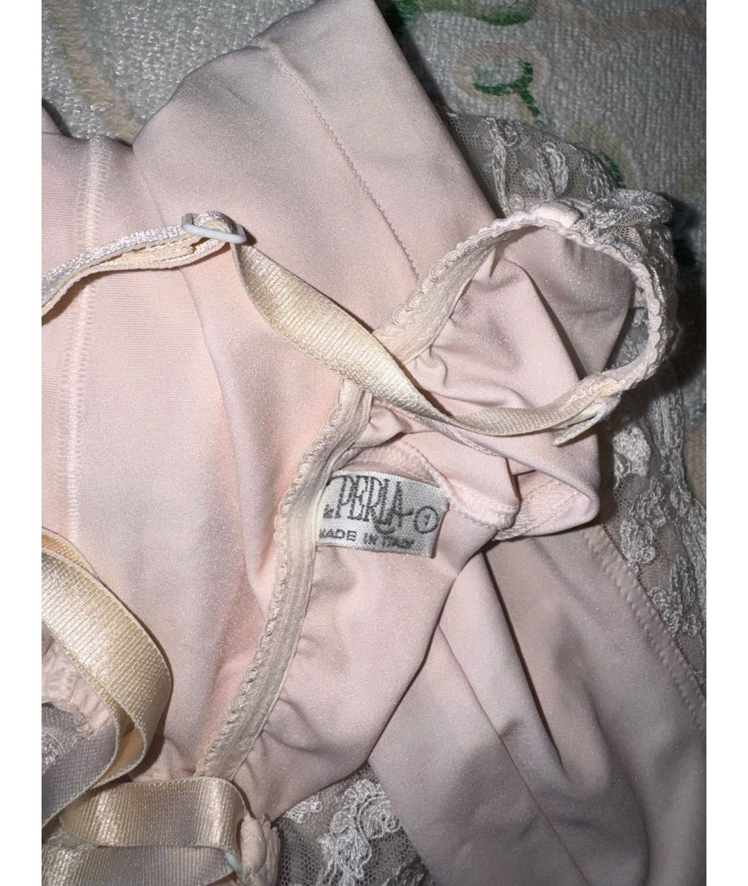LA PERLA Розовый кружевной корсет, фото 7