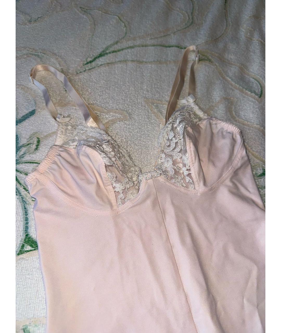 LA PERLA Розовый кружевной корсет, фото 4