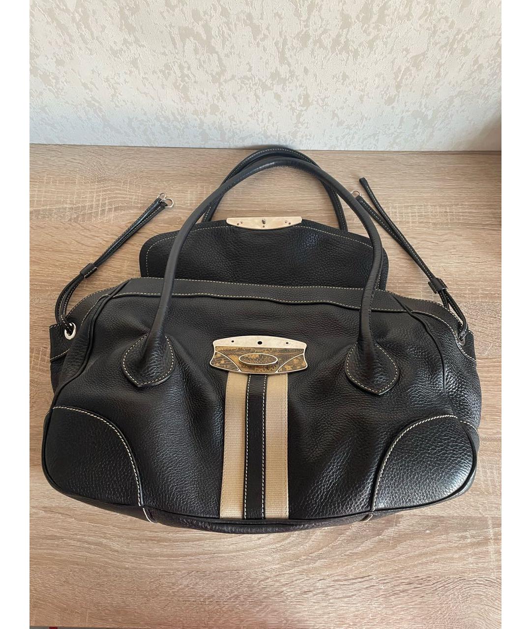 PRADA Черная кожаная сумка через плечо, фото 7