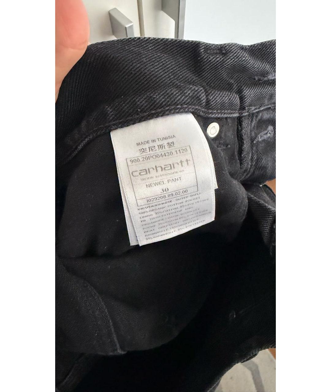 CARHARTT Черные джинсы, фото 4