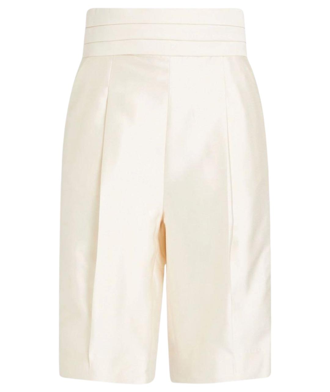 ZIMMERMANN Бежевые шелковые капри, фото 1