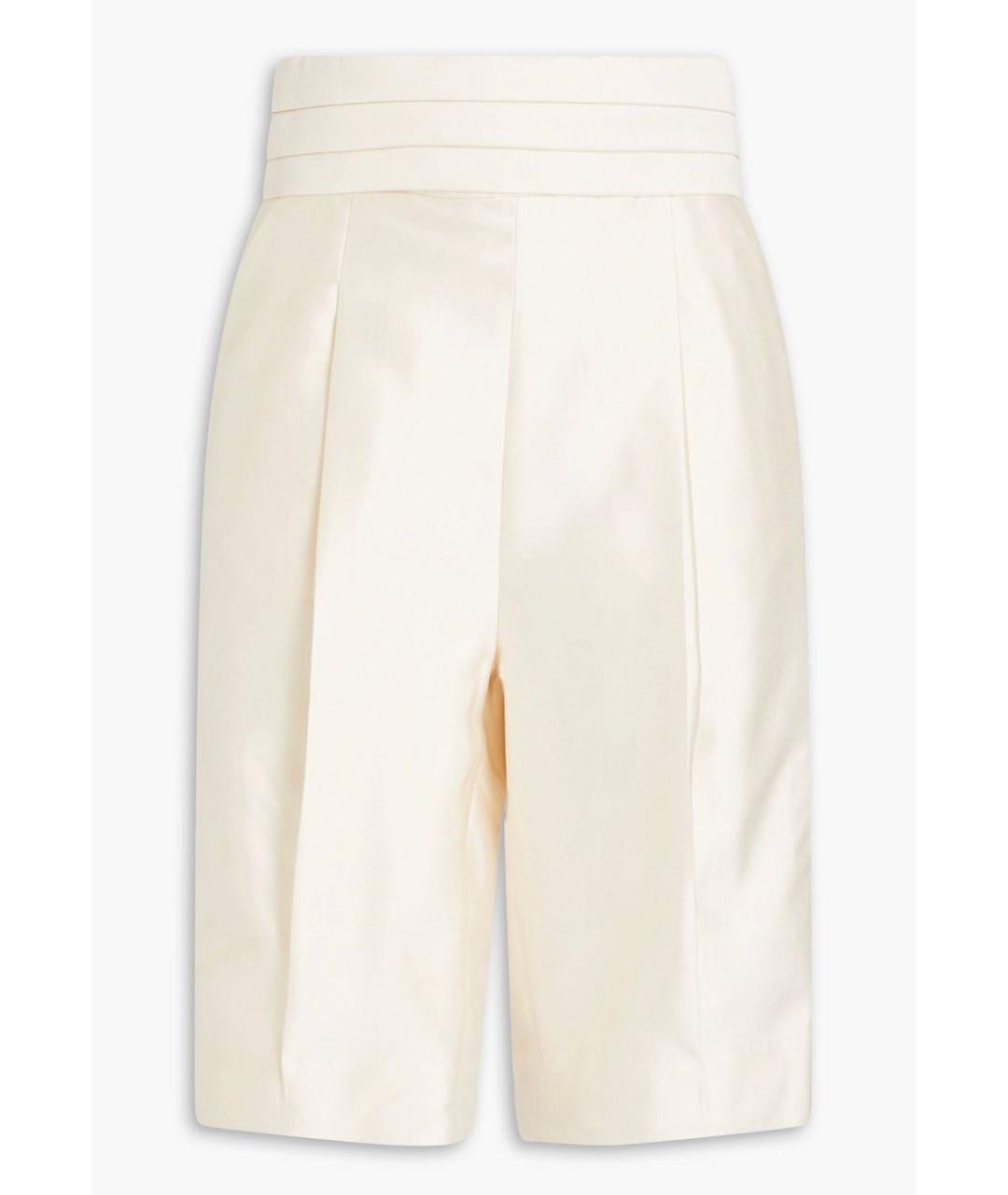 ZIMMERMANN Бежевые шелковые капри, фото 9