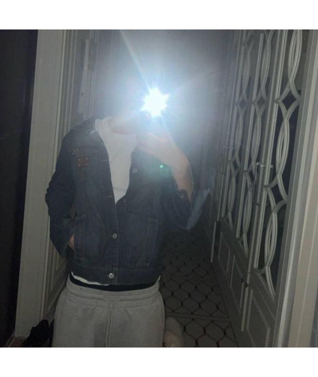 DOLCE&GABBANA Темно-синяя деним куртка, фото 7