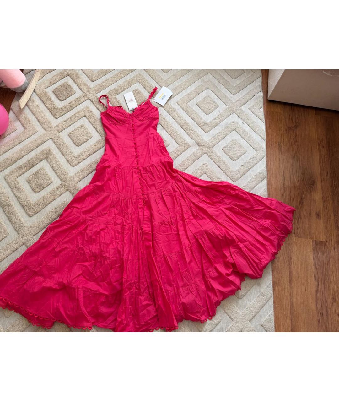 CHARO RUIZ Розовый хлопковый сарафан, фото 4