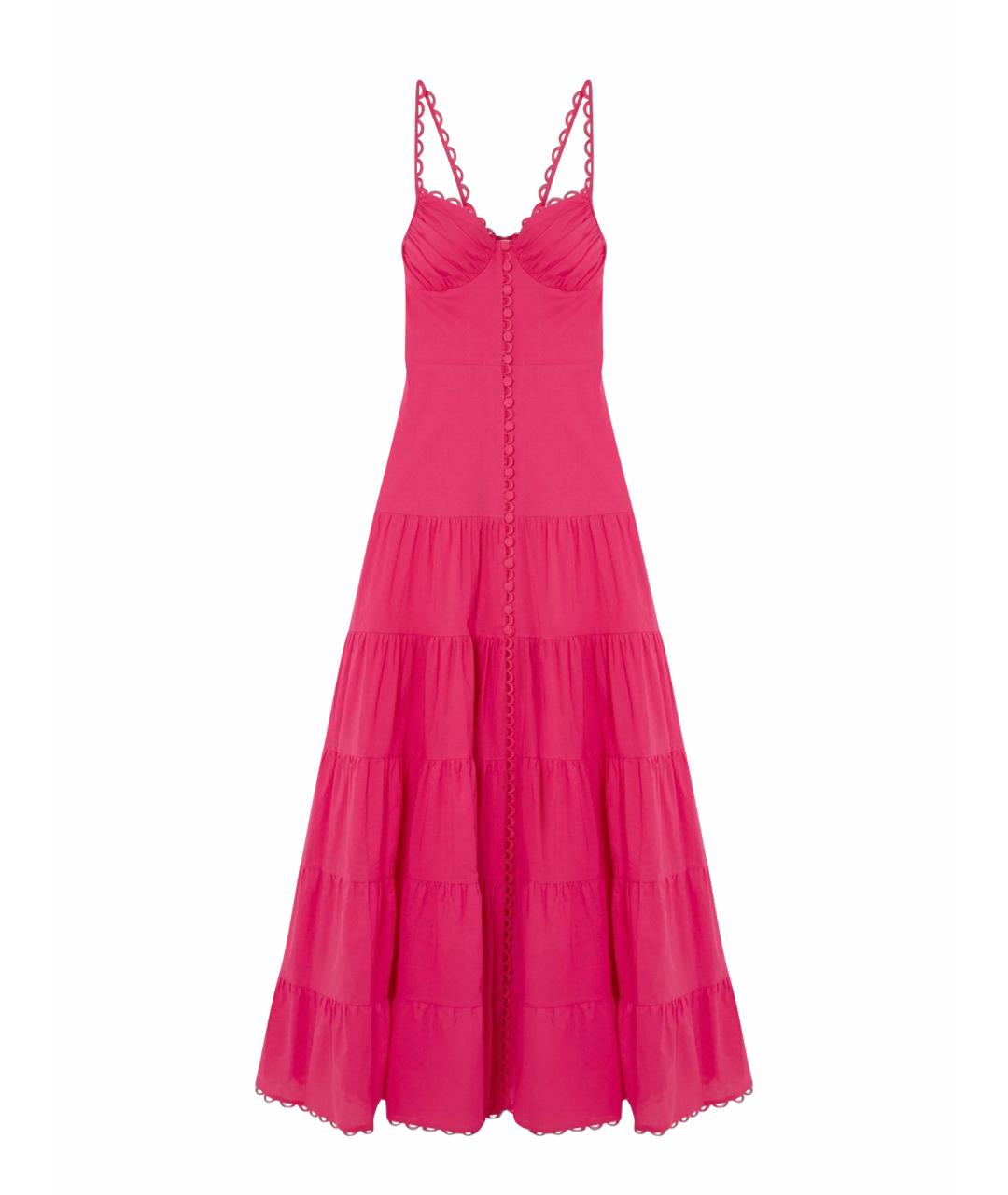 CHARO RUIZ Розовый хлопковый сарафан, фото 1