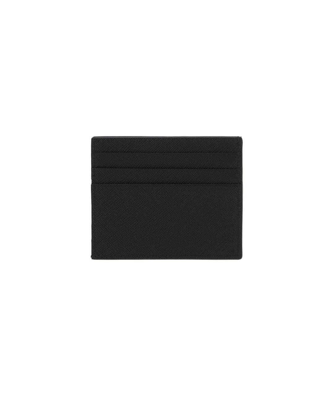 PRADA Черный кожаный кардхолдер, фото 2