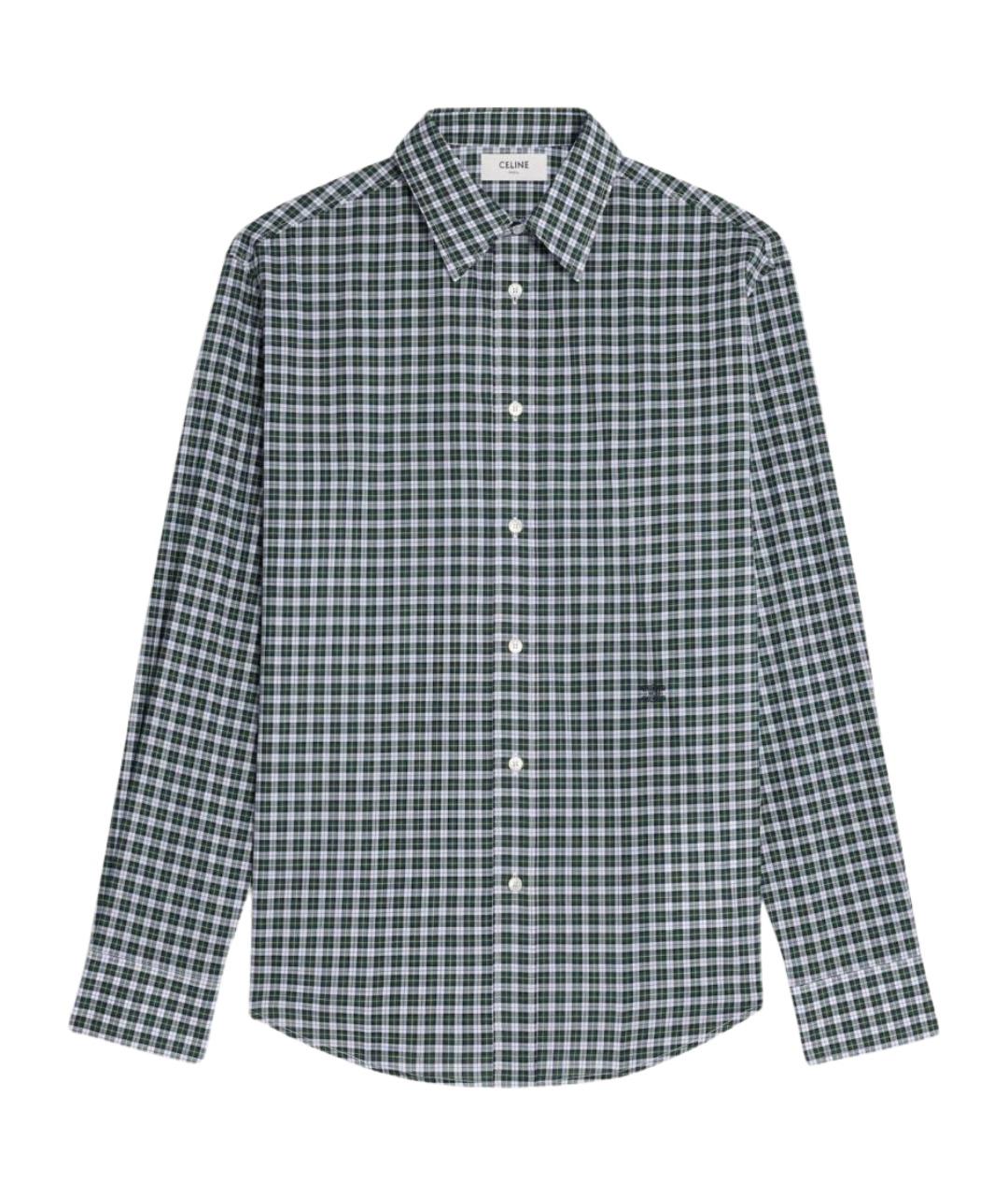 CELINE Мульти хлопковая кэжуал рубашка, фото 1