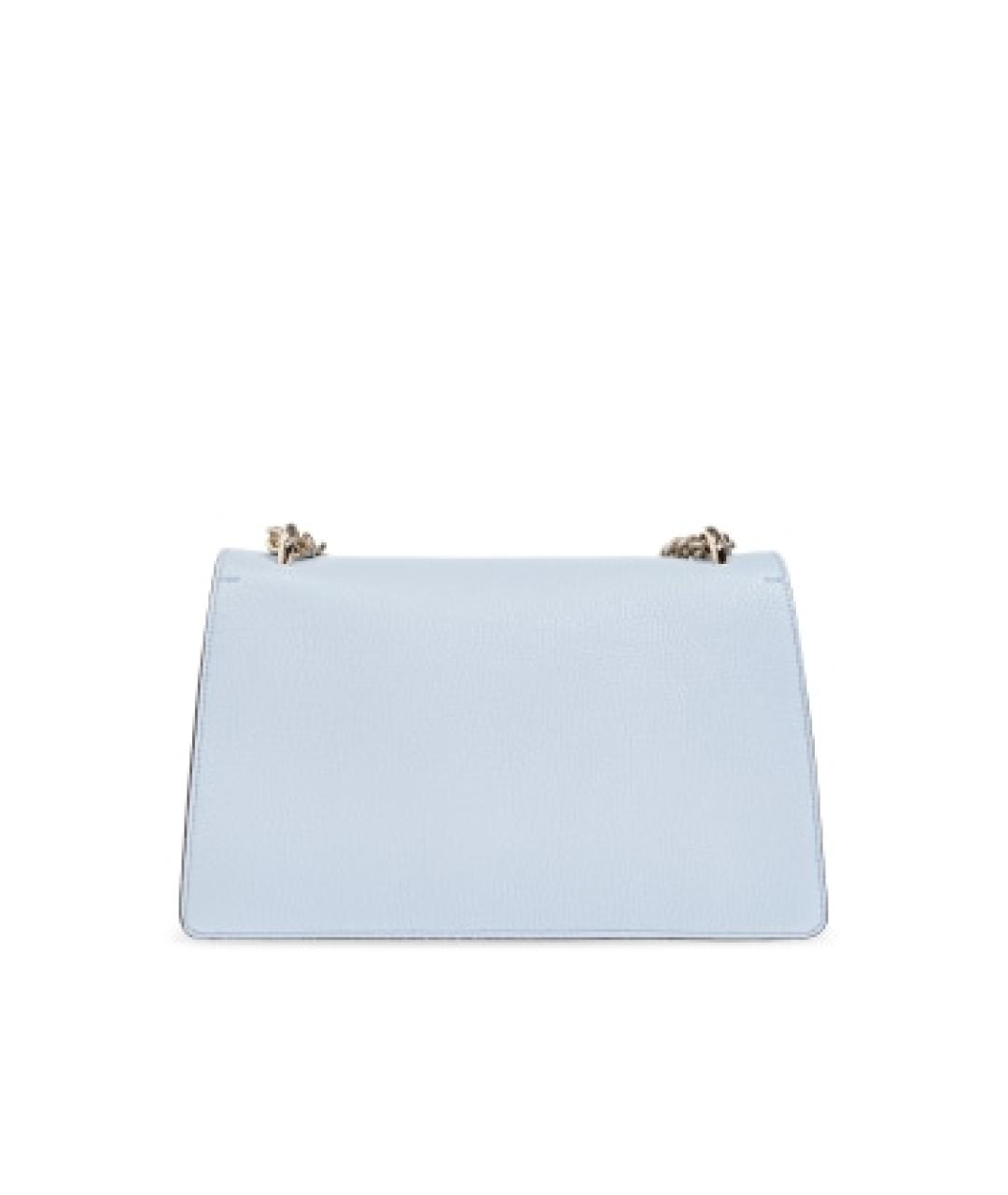 GUCCI Голубая кожаная сумка через плечо, фото 2