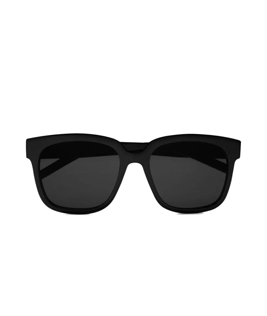 SAINT LAURENT Черные пластиковые солнцезащитные очки, фото 2