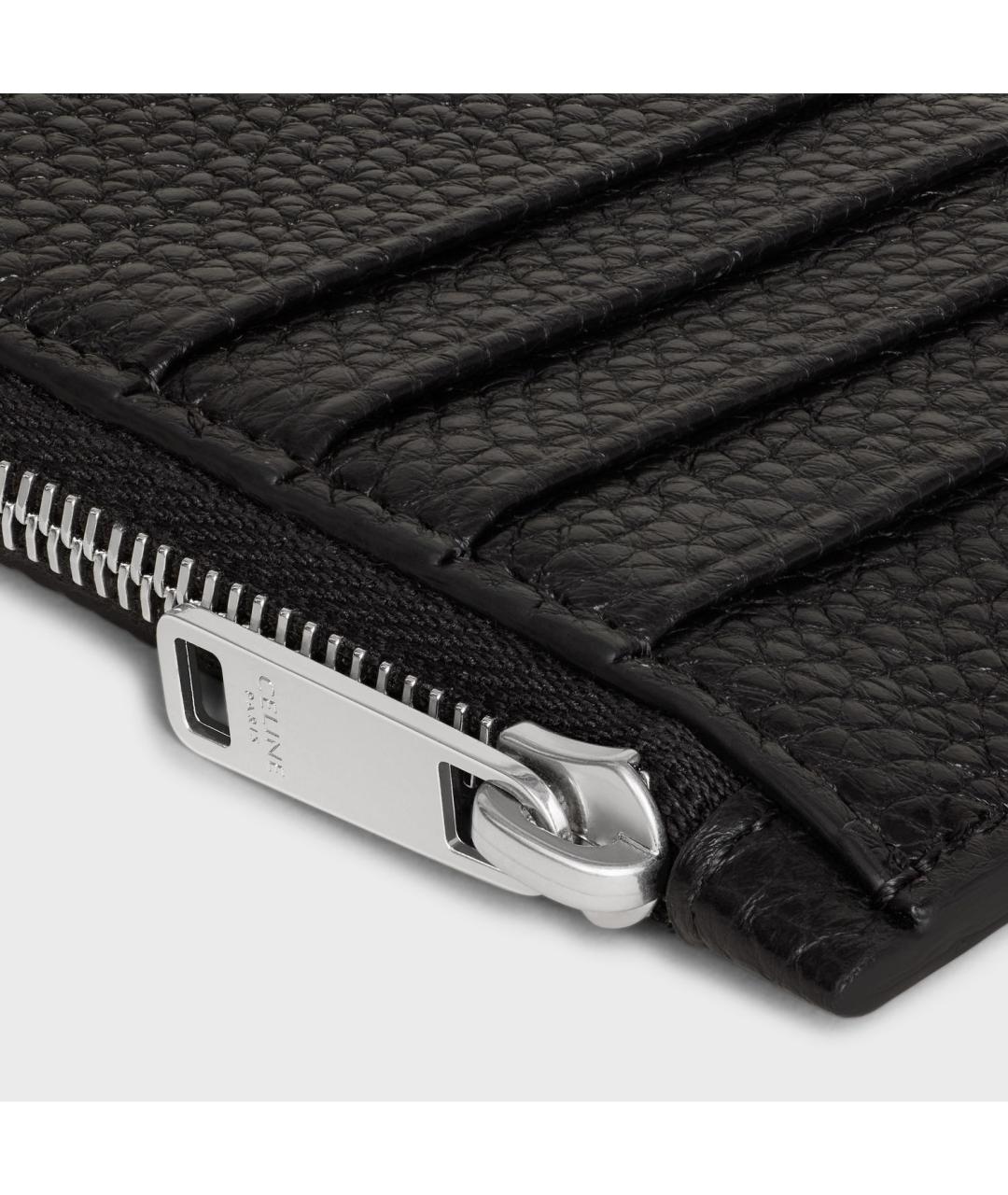 CELINE Черный кожаный кардхолдер, фото 4