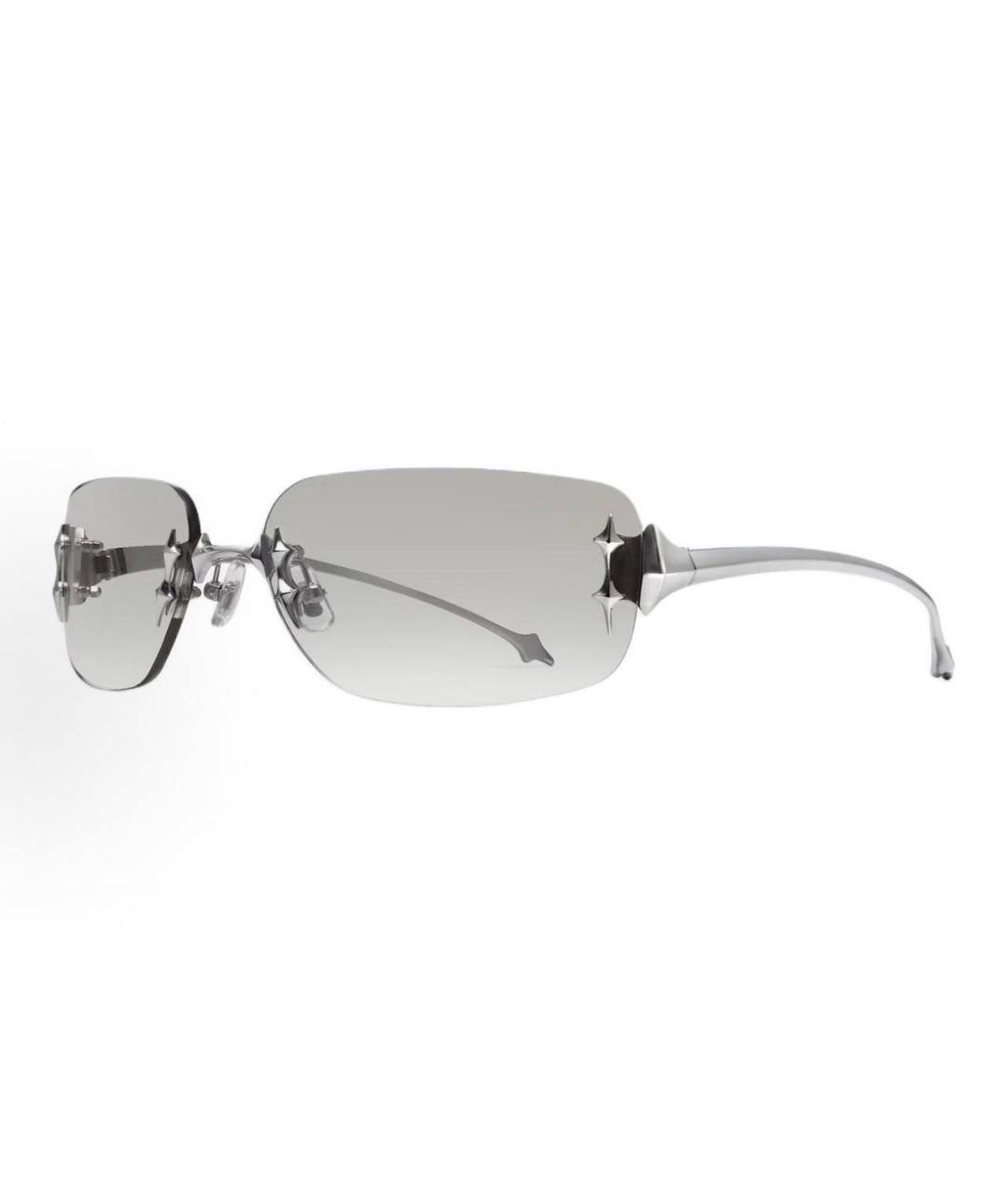 GENTLE MONSTER Серебряные металлические солнцезащитные очки, фото 4