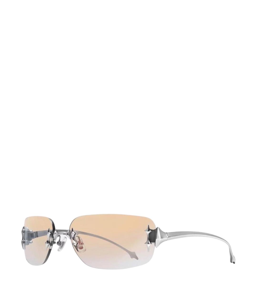 GENTLE MONSTER Серебряные металлические солнцезащитные очки, фото 1