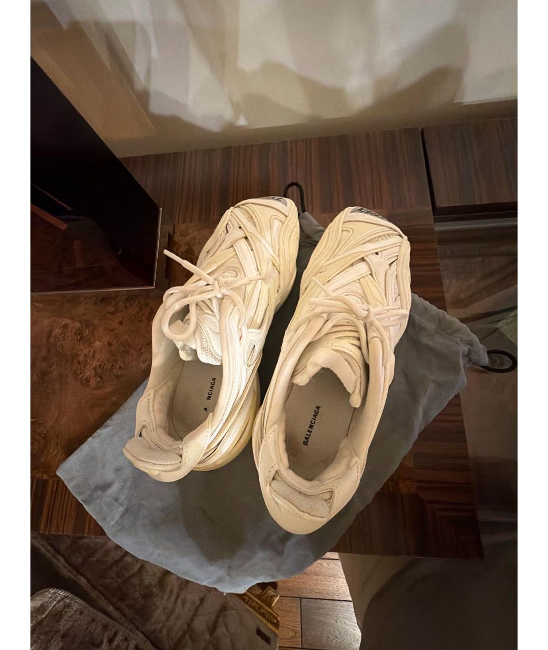 BALENCIAGA Белые кроссовки, фото 3