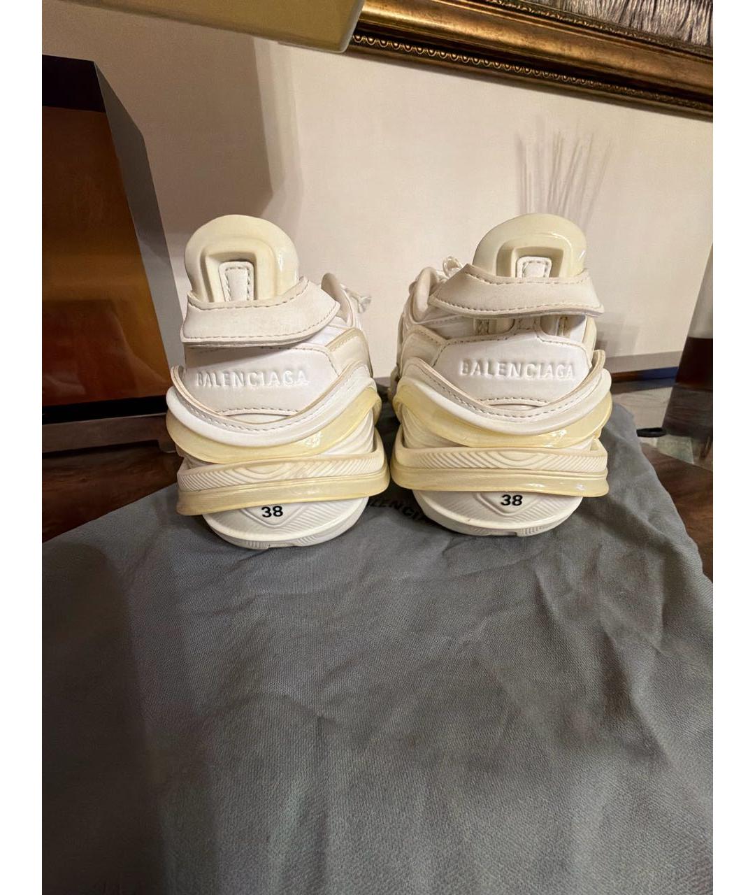 BALENCIAGA Белые кроссовки, фото 4