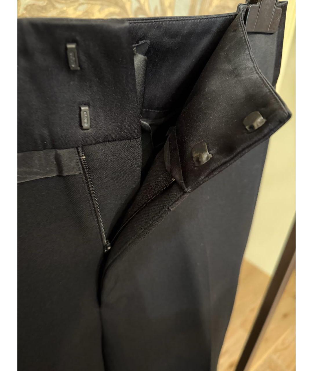 GIAMBATTISTA VALLI Черные шерстяные брюки узкие, фото 7