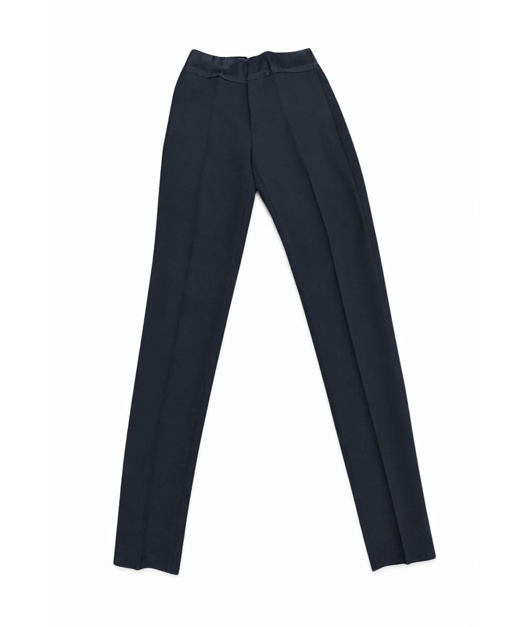 GIAMBATTISTA VALLI Черные шерстяные брюки узкие, фото 8