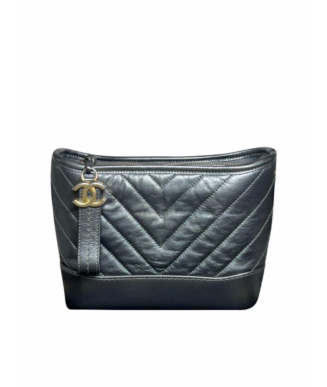 CHANEL Серая кожаная сумка через плечо, фото 1