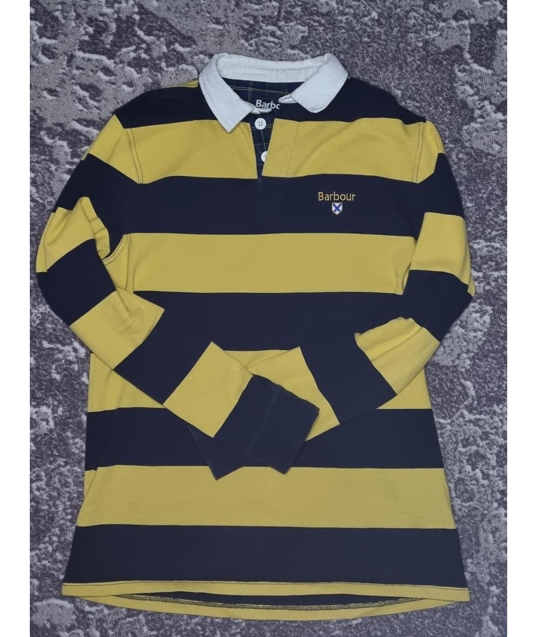 BARBOUR Мульти хлопковое поло с длинным рукавом, фото 5
