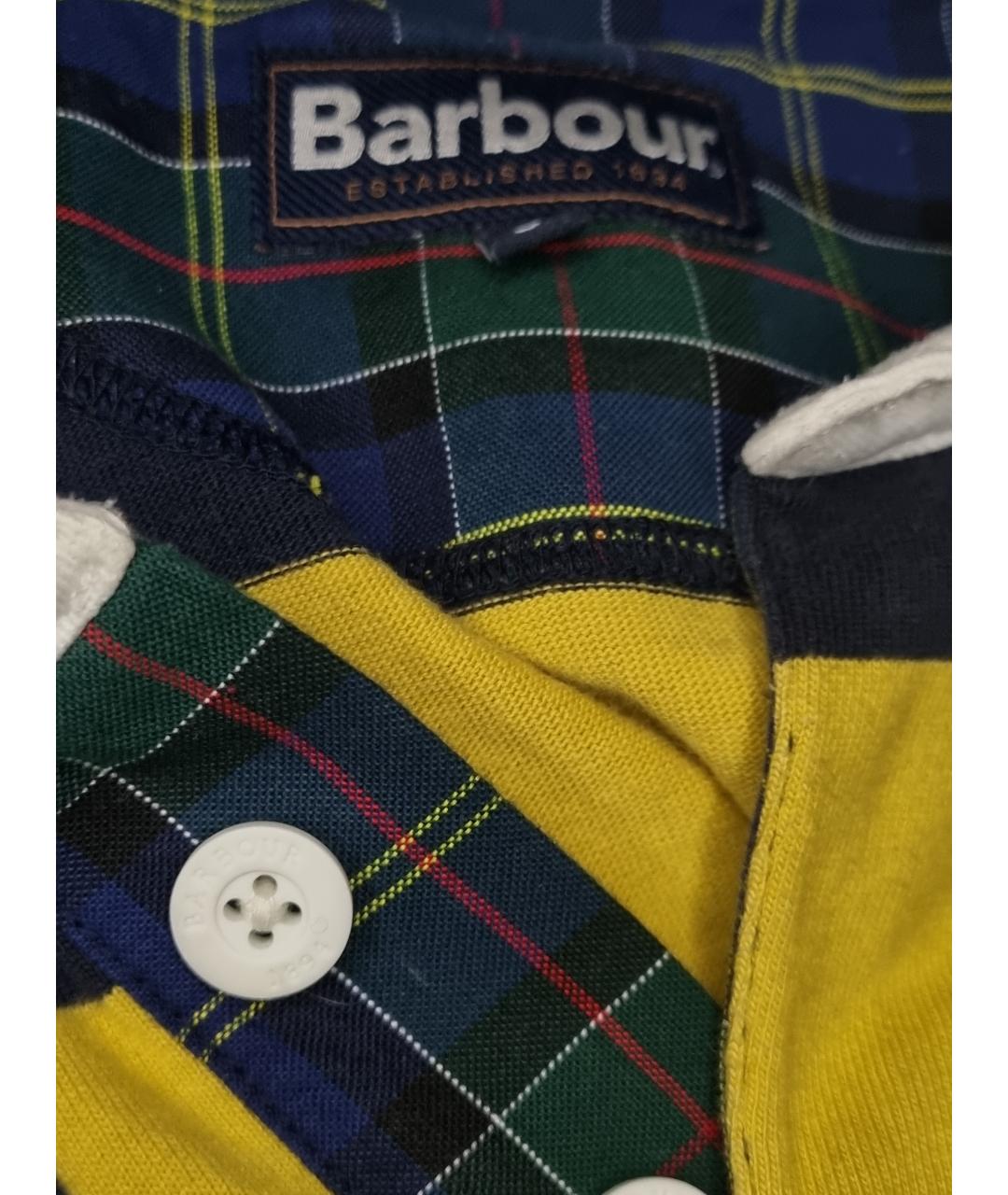 BARBOUR Мульти хлопковое поло с длинным рукавом, фото 3