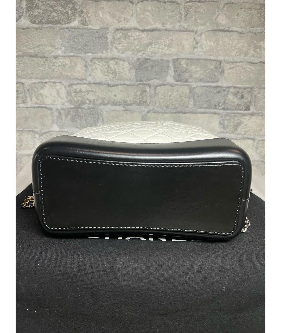 CHANEL Белый кожаный рюкзак, фото 7