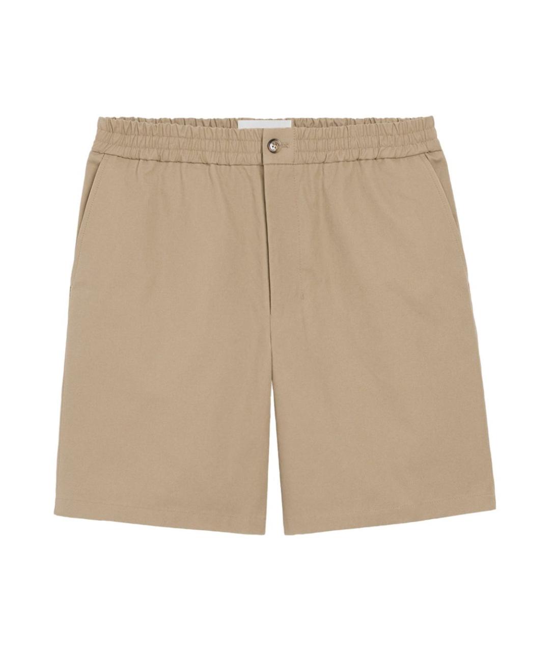 Ami Paris Бежевые хлопковые шорты, фото 1