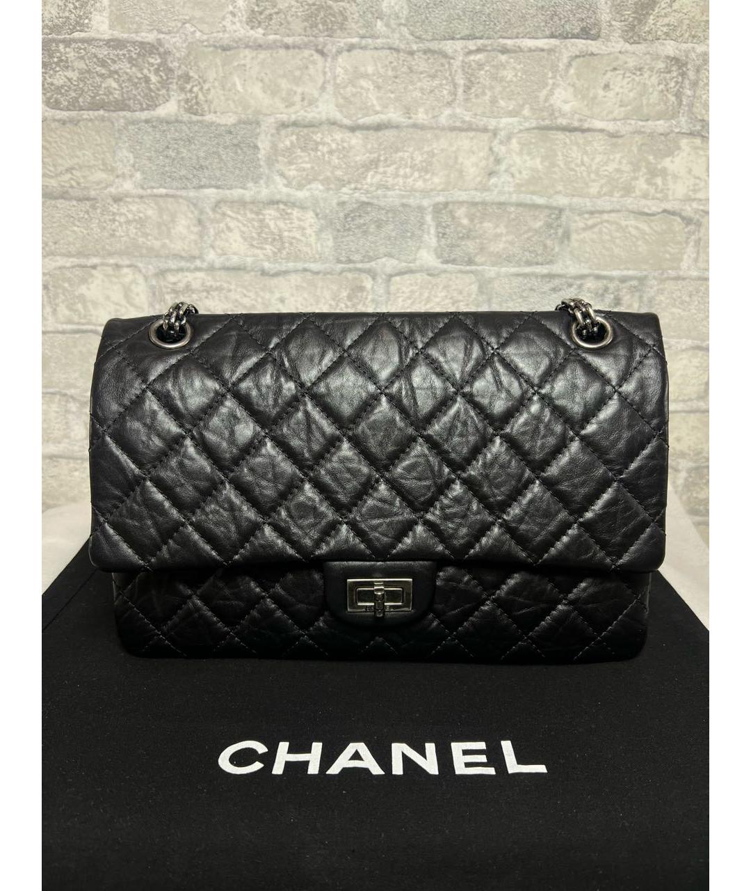 CHANEL Черная кожаная сумка через плечо, фото 9