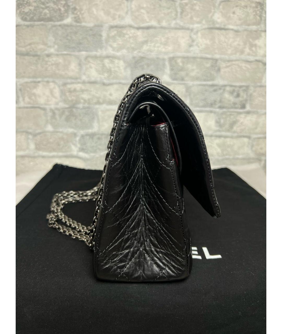 CHANEL Черная кожаная сумка через плечо, фото 5