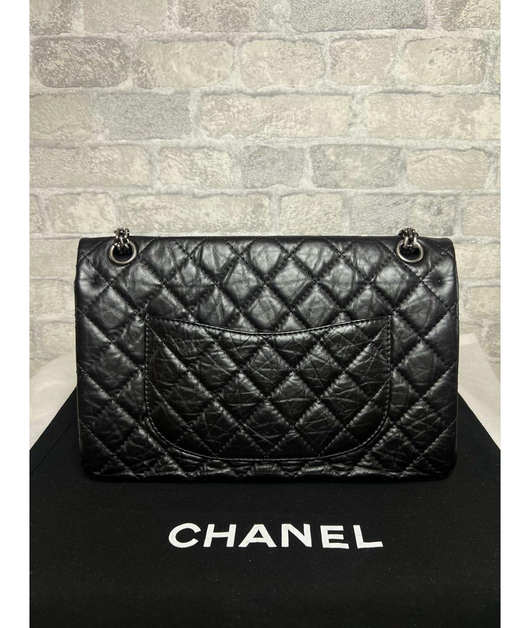 CHANEL Черная кожаная сумка через плечо, фото 4