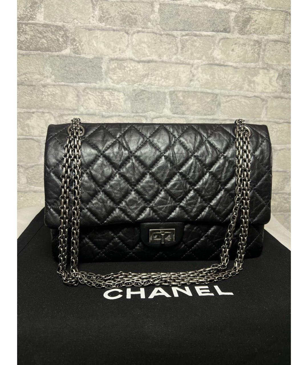 CHANEL Черная кожаная сумка через плечо, фото 3