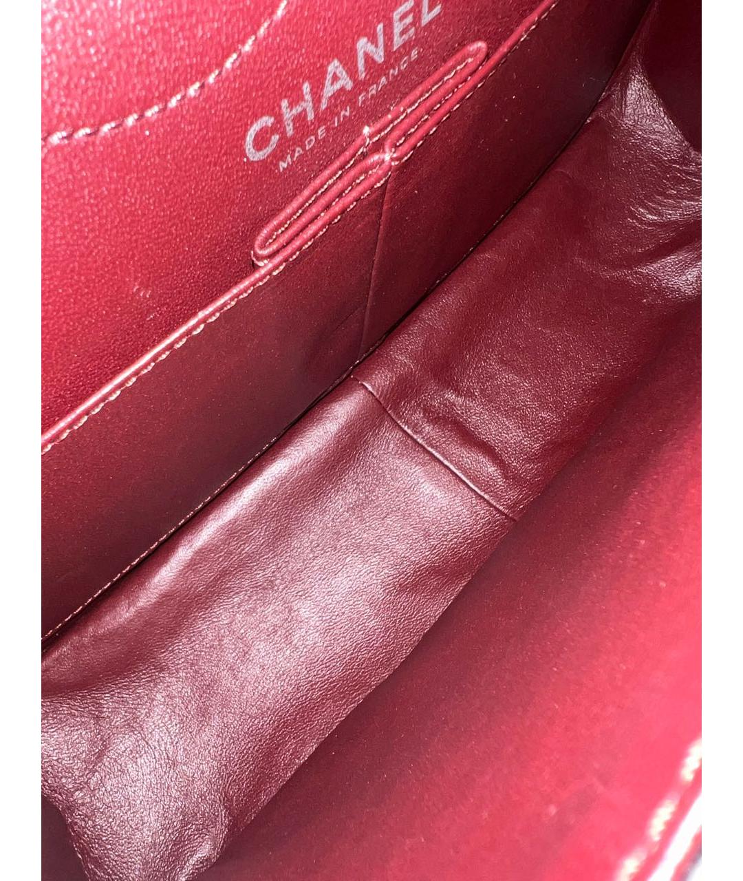 CHANEL Черная кожаная сумка через плечо, фото 8