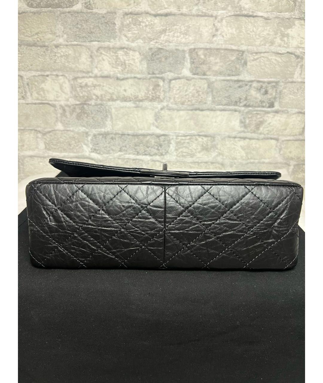 CHANEL Черная кожаная сумка через плечо, фото 6