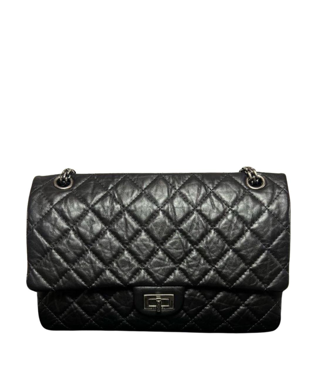 CHANEL Черная кожаная сумка через плечо, фото 1