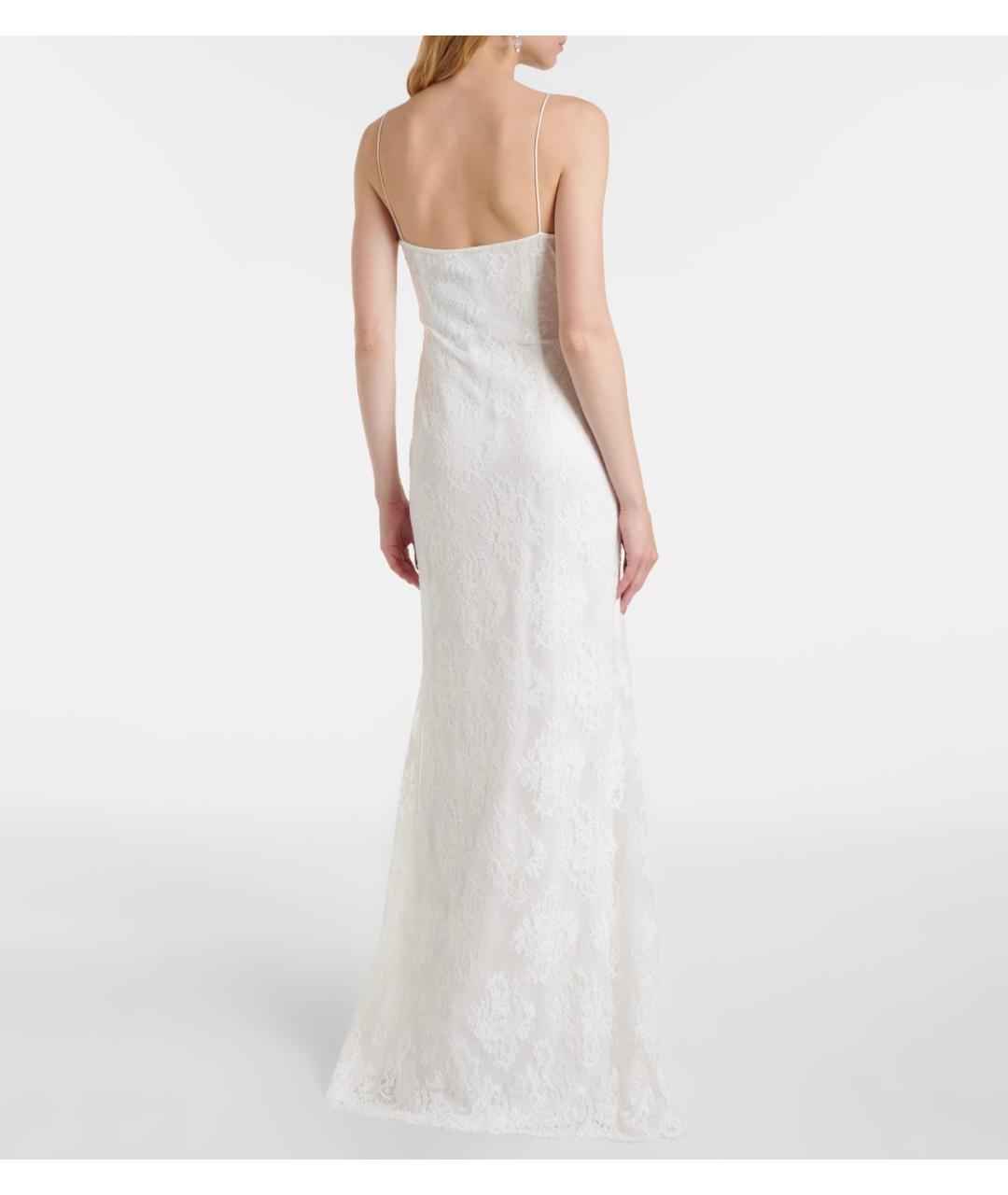 SELF-PORTRAIT Белое хлопковое коктейльное платье, фото 8