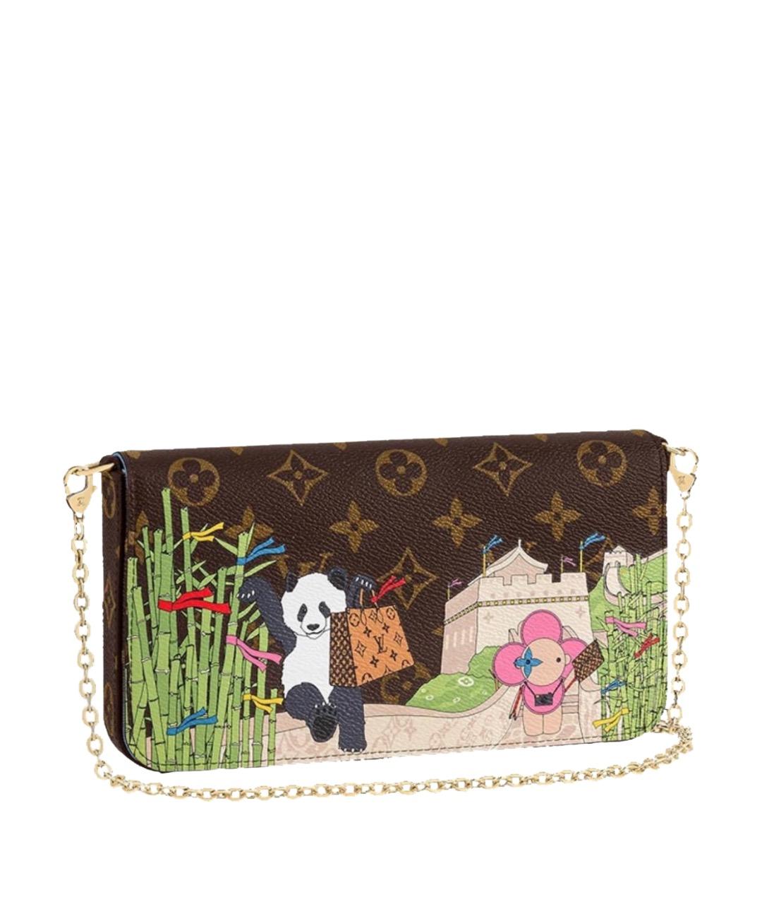 LOUIS VUITTON Коричневая сумка через плечо, фото 1